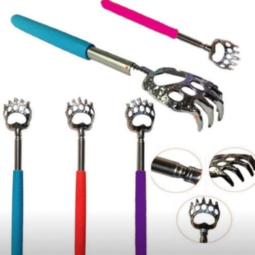 Back Scratcher Telescopic Scratching Scalp Massager Kit Back Scraper Hair Scalp Care Extendable Telescoping Itch Hackle Massage