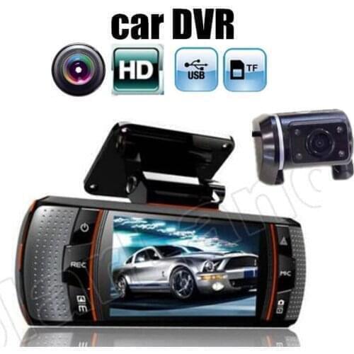 High quality Allwinner A1 Car Recorder dual lens Car Camera DVR HD 2.7"LCD Night Vision G-sensor Dash Cam Video