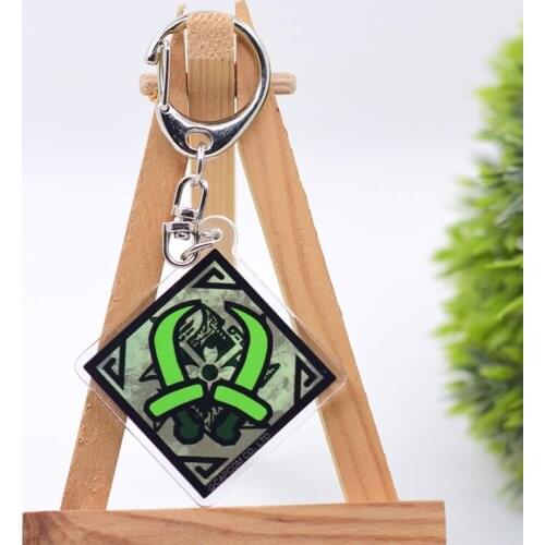 WL0903 Chibi Keychain Acrylic Cartoon Keyring Accessories