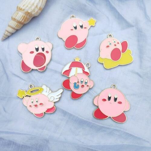 10Pcs Lovely Cartoon Characters Enamel Charms Metal Star Animal Charms For DIY Making Keychains Earring Jewelry Accessories