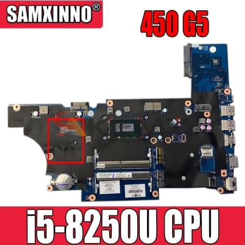 For HP For Probook 450 G5 laptop motherboard DA0X8CMB6E0 L00828-601 L00828-001 motherboard i5-8250U cpu 100% TEST OK