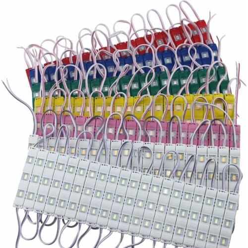 IP65 5730 3 LED MODULE Waterproof Warm White cold White Injection Molding Light for DC 12V