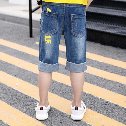 KAQUKAQI Denim Shorts For Boys