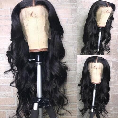 CCollege Body wave 13x4 Lace Front Closure Wigs Glueless Brazilian Remy Human Hair T Part Lace Wigs For Black Women 150% Density