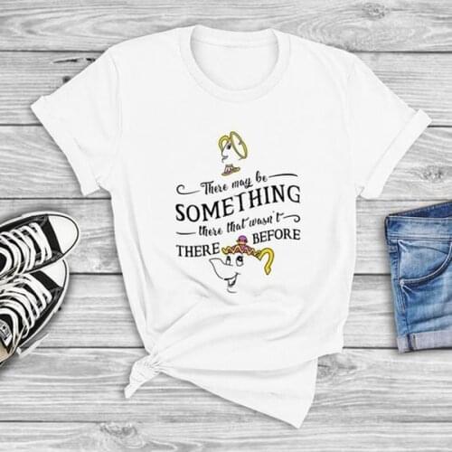 There May Be Something - Beauty and The Beast Shirt cute graphic cute kawaii slogan and Chip Tops Pregnancy Announcement Shirt