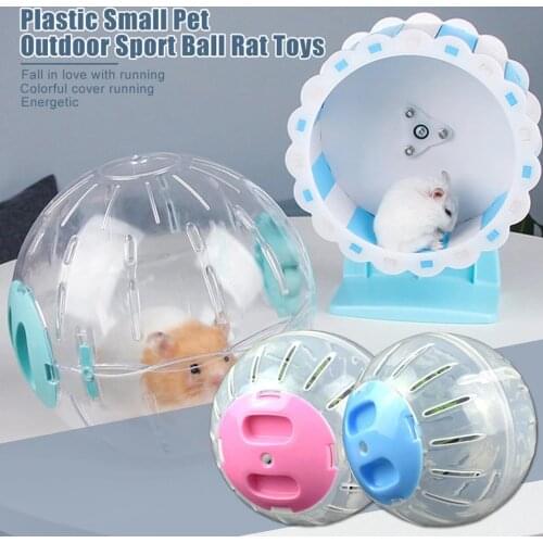 New Plastic Outdoor Sport Ball Grounder Rat Small Pet Rodent Mice Jogging Ball Toy Hamster Gerbil Rat Exercise Balls Play Toys