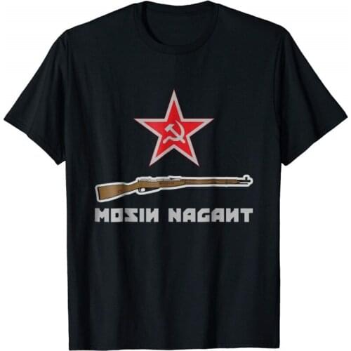 2019 New Fashion Brand Clothing Mosin Nagant Soviet Symbol Shirt T-shirt T Shirt