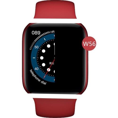 2021 NEW Hot Sale High quality Waterproof IP68 1.75 Inch Big Screen Sports W56 Smart Watch Fitness Tracker Wirelessly Charged