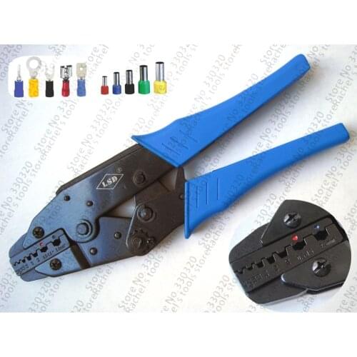 Crimpers for cable end sleeves and insulated terminals wire hand crimping tools LS-06WF2C