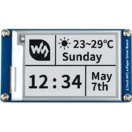 2.7inch Passive NFC-Powered E-Paper Module, No Battery