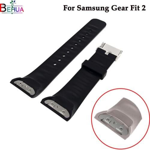 Silicone Sport wristband Watch band For Samsung Gear Fit 2 SM-R360 smart watch For Samsung Gear Fit 2 watchbands Accessories