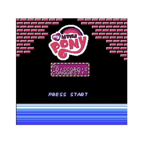 My Little Pony 60 Pins 8 Bit Game Card