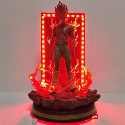 Naruto LED Lamp Might Guy Anime Figure Lampara Shippuden Manga Decoration Lighs Kids Xmas Gift Lampe Bedroom Decor Night Light