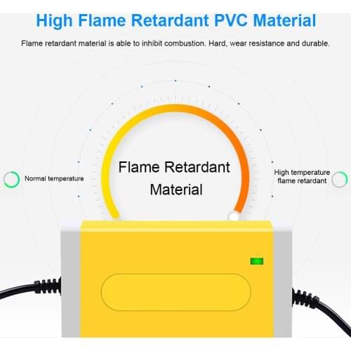 Motorcycle Car Battery Charger Intelligent Charger Adapter 12V 20A