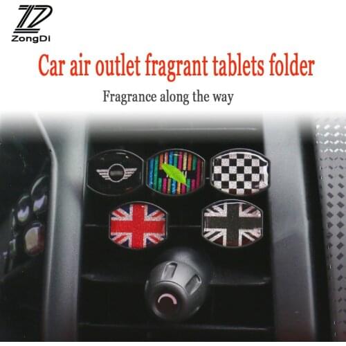 ZD 1pcs Interior Aroma Outlet Folder Air Freshener Car Perfume for BMW Mini Cooper Countryman Clubman R56 R60 R61 R57 F60 R53