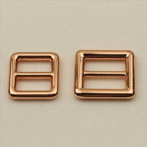 10pcs/lot) Rose Gold Luggage, Handbag, Hardware Accessory Bag with Adjustable Metal Accessory Ring