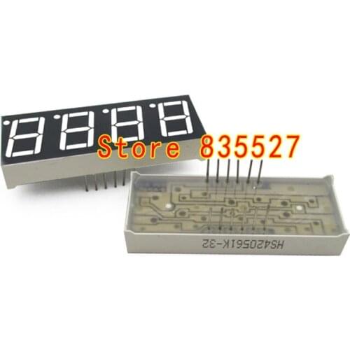 10PCS/LOT Digital tube RED 0.56 inches four 4-bit common cathode digital tube 5461 LED