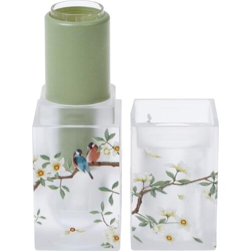 1pc Lipstick Tube Small Fresh Scrub Square Tube Empty Lip Balm Container Diy Cosmatic Refillable Pack Bottles Makeup Tools