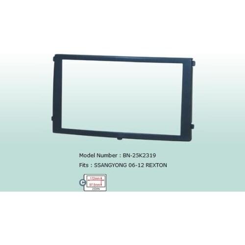 Car Fascias Stereo Radio Audio Panel Navigation Frame Dash Kit For SsangYong Rexton 2006 2007 2008 2009 2010 2011 2012