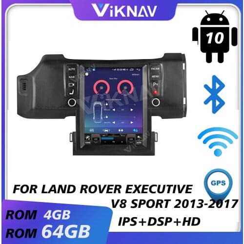 Car gps video multimedia player for land rover executive v8 sport 2013-2017 android auto radio car audio screen tape recorder