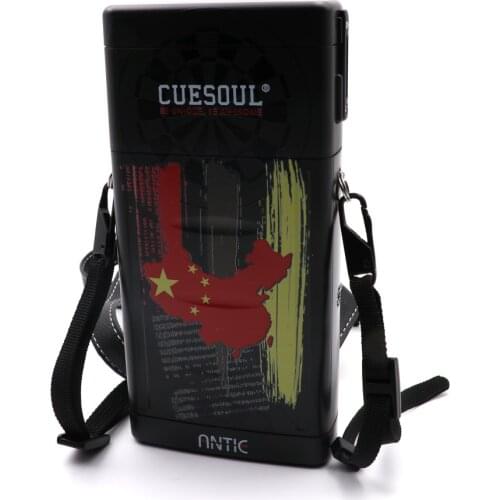 CUESOUL ANTIE Hard Dart Case for Steel Tip Darts/Soft Tip Darts-Chinese Flag