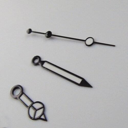 Black edge white Watch Hands luminous fit NH35A NH36A Movement