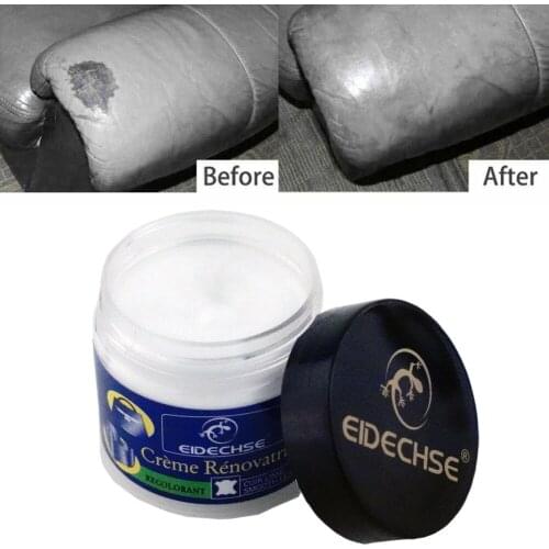 Leather Vinyl Repair Filler Compound Cream for Leather Restoration Cracks Burns Car Seat Sofa Holes B1
