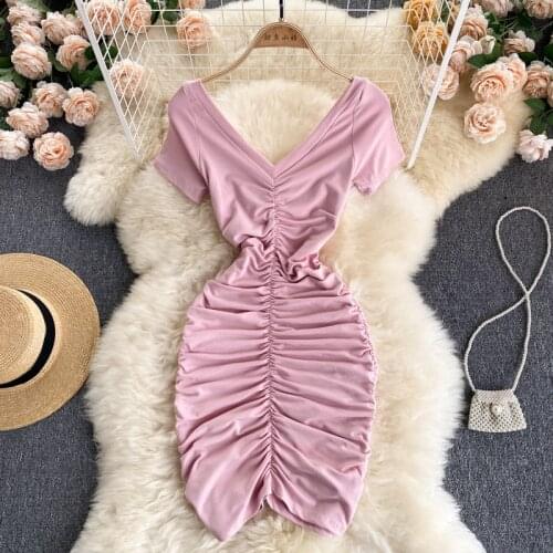 Foamlina Summer Short Sleeve Dresses