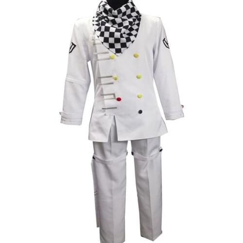 2020 Anime Danganronpa V3 Killing Harmony Oma Kokichi Outfit Cosplay Costume School Uniform Suit Custom-made