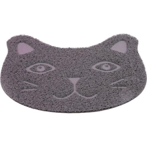 30cm * 40cm pet dog puppy cat feeding mat pad Cute paw PVC bed plate bowl food water tablecloth clean