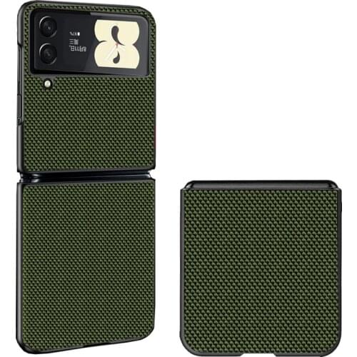 Nylon Grain Pattern 2021.8 New Case for Samsung Galaxy Z Flip 3 Case for Galaxy Z Flip3 5G Case