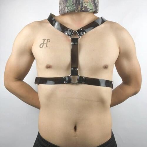 Mens Harness Bondage Gay SM Bondage Puppy Fetish Shoulder Body Chest Muscle Dog Role Play Erotic Gay Clothing For Adults Sex