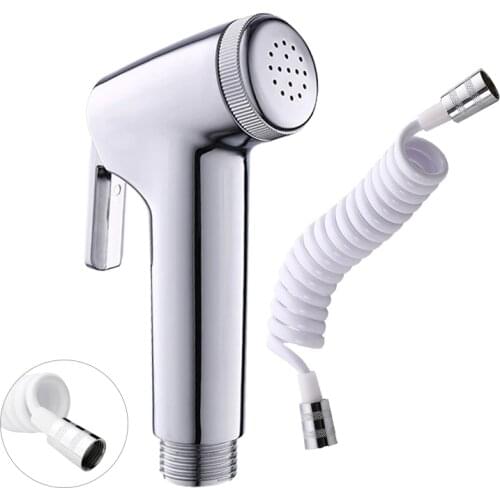 Toilet Handheld Shattaf Bidet Sprayer Shower Head with Plumbing Hose Accessories Shower Faucet Muslim Shower Ducha Higienica