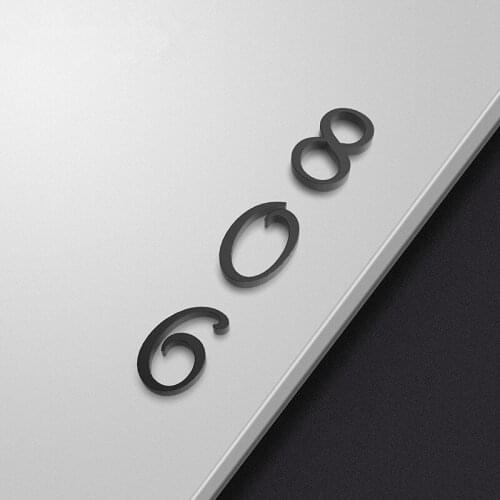 3D 7CM Self Adhesive Door Number Sign House Number Digit Apartment Hotel Office Door Address Street Stickers Plate Sign