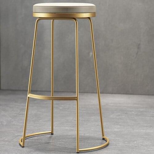 Nordic Bar Chair Simple Modern Bar Chair European High Stool Fashion Bar Stool Bar Stool Leisure High Chair
