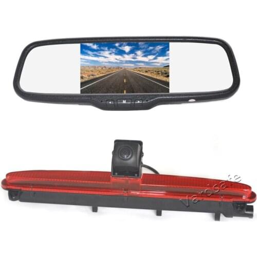 Vardsafe VS618C Car Rear View Camera & 5 Inch Mirror Monitor Display for Iveco Daily (2014 - current)
