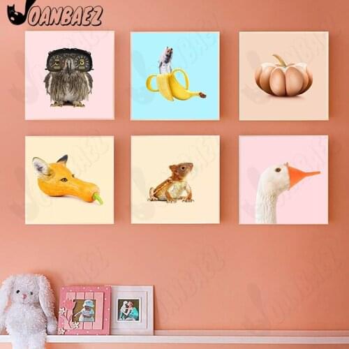 Funny Animal Diamond Painting Owl Goose 5D Diy Wall Art Diamond Embroidered Mosaic Inlaid Room Decoration Gift