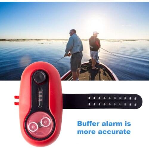 1 pc Automatic induction sea pole alarm luya alarm high sensitivity fishing non-slip night electronic buffer fishing alarm