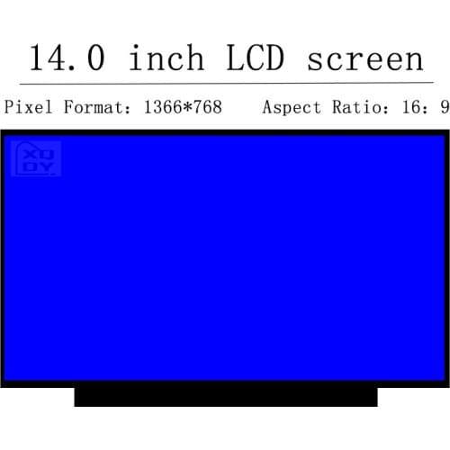 14" Slim LED matrix For HP 14-dk1074nr dk1022wm dk0076nr laptop lcd screen panel P/N L53828-0011366*768 30 pins EDP Non Touch