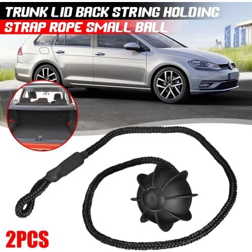 2Pcs String Holding Strap Rope Small Ball Hatchback Parcel Shelves Trunk Lid Back Shelf For VW Golf 6 GTI R20 MK5 1K6 863 447 A
