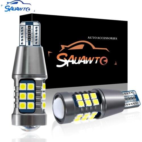 2x W16W T15 LED Bulb Canbus Error Free Backup Light 921 912 Reverse Lamp For VW Polo Golf 4 5 7 6 3 Passat B5 B6 B7 Skoda Superb