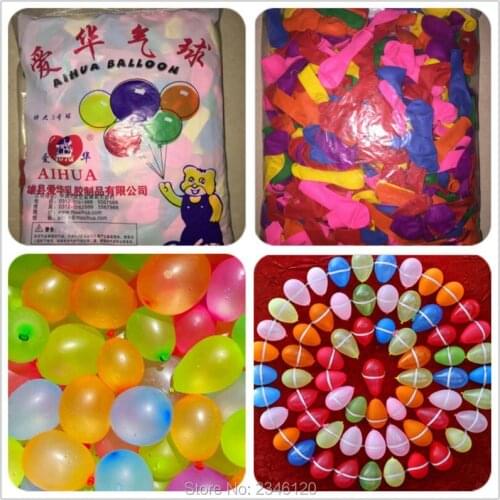 500pcs Small Balloons Toys for Swimming Pool Mixed Color Water Balloons Party Summer Toys for Chindren Beach Toys for Kids