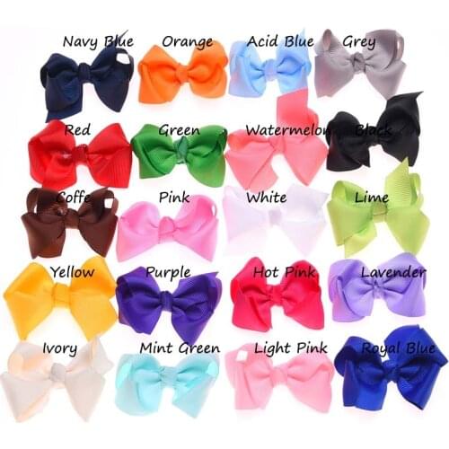 20PCS 2.5" Grosgrain Bow Shower Newborn Hair Accessory Little Hair bow children hair bows Accessory