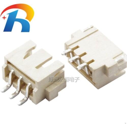 Free shipping 50PCS XH2.54-3P AWT Pitch 2.54-3PIN SMT Connector Horizontal Patch SMD SMT Needle Socket 3P Pin Header