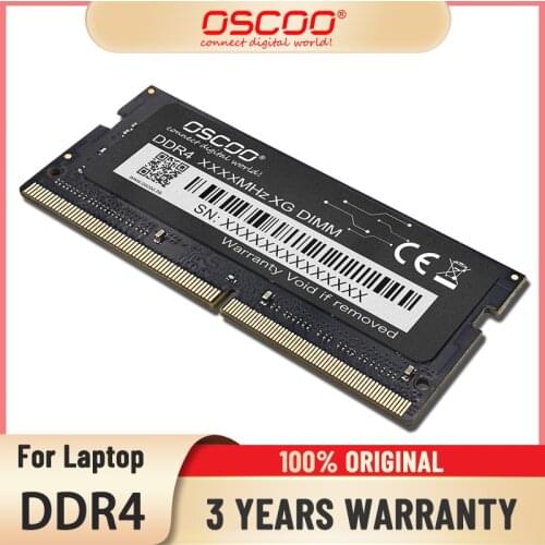 DDR4 4GB 8GB 16GB 2400MHz SO-DIMM DRAM 1.2V OSCOO Lifetime Warranty Laptop Ram