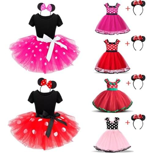 Baby Christmas Dress Kids Dress Polka Dot Toddler Dress Halloween Children Costume Baby Girl Party Tulle Dress Vestidos