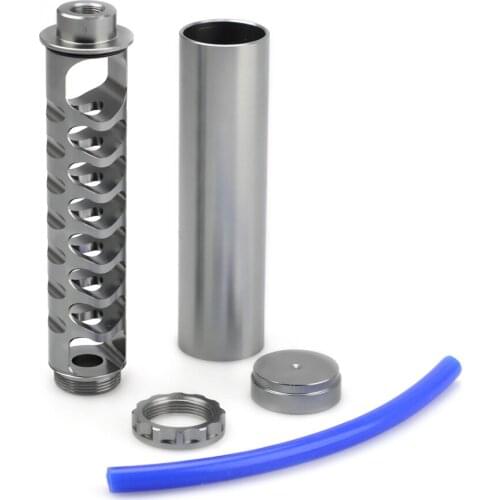 Hot parts spiral single core 7075 aluminum fuel filter with accessories