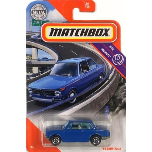 69 BMW 2002 Matchbox Cars 1:64 Metal Diecast Alloy Model Car Toy Vehicles