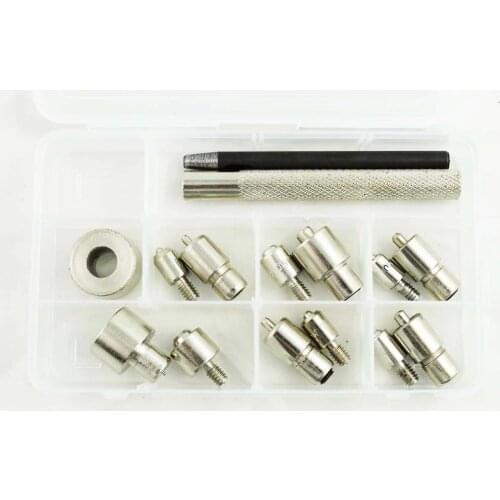 6 Set Handmade Metal Eyelets Mold Die Tool Kit Eyelets Tool Grommet installation Accessories
