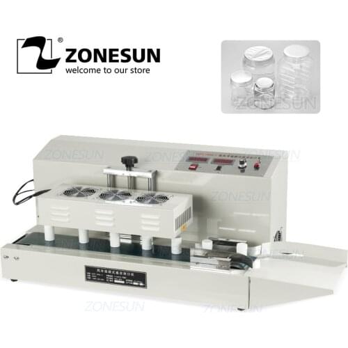 ZONESUN Transistor Air-Cooling Desktop Electromagnetic Continuous Induction Sealing Machine For Vitamin Medicine Bottle